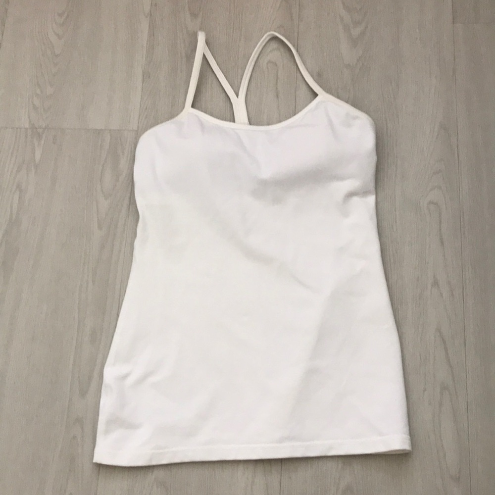 Lululemon white tank top